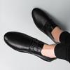 Scarpe da guida per studenti superficie morbida a strato singolo casual suola sottile scarpe da guida cucite a mano piccole scarpe in pelle comode e alla moda