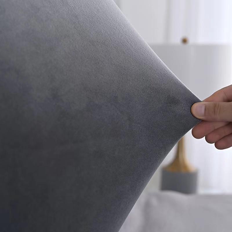 High Elastic All-inclusive Fine Flannel Headboard Cover Dustproof Bed Head Cover Bed Head Back Protection Headboard Dust Cover