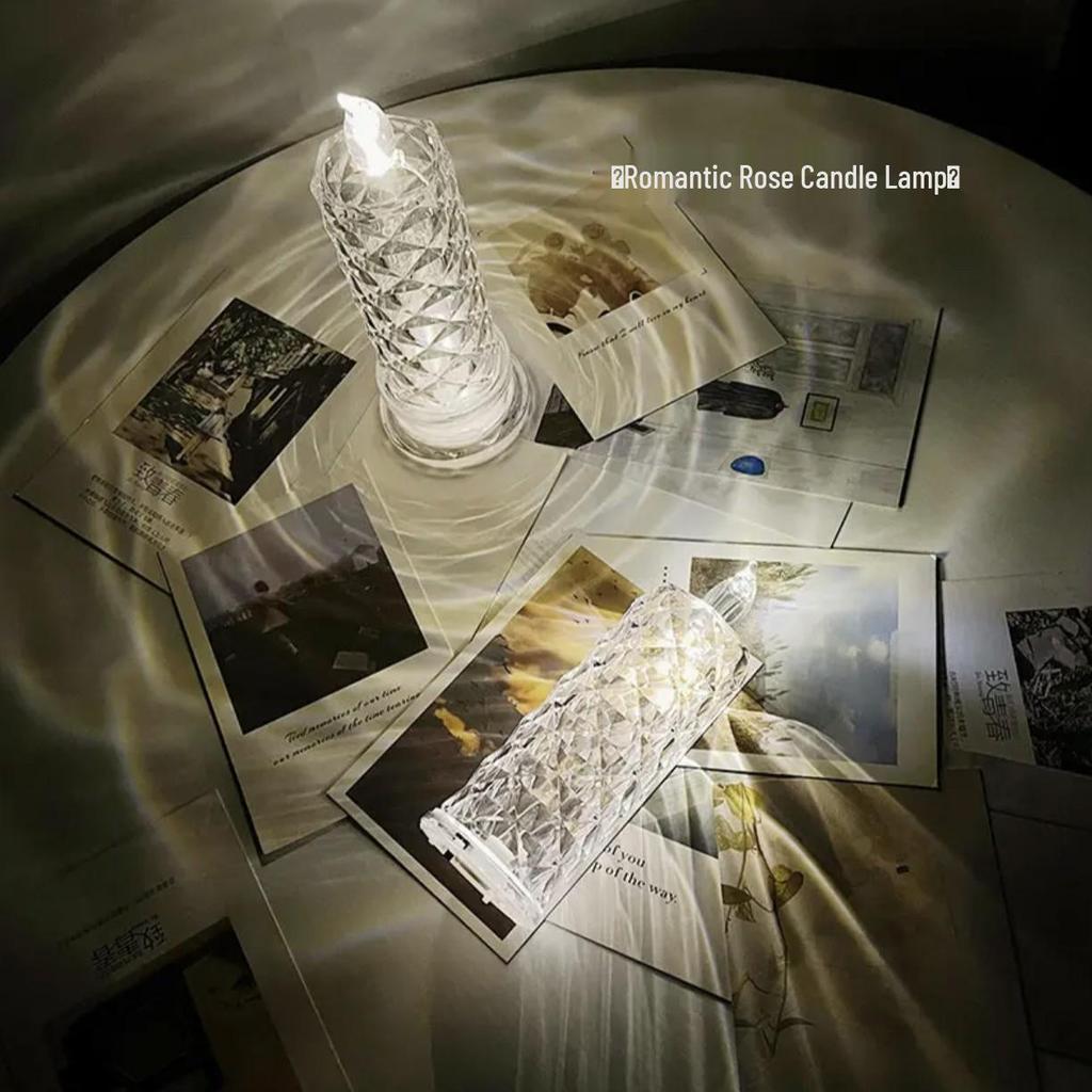 520 Valentine's Day LED Candle: Romantic Festival Simulation Lamp & Creative Desktop Ornament