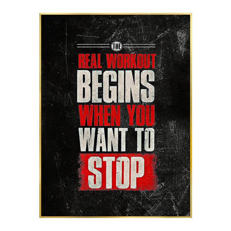 

Современный Мышцы Бодибилдинг Фитнес Плакат Тренажерный Зал Мотивационные Цитаты Декоративные Картины Холст Настенная Картина Офис Домашний Декор 21x30cm No Framed