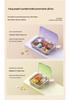 7-Compartment Portable Pill Box for Weekly Medication, 3 Meals a Day, Compact Carry-On Storage
