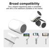 Phone Gimbal Stabilizer Fill Light for DJI 3000K-6500K 3 Lighting Color 10-Level Brightness Adjustable Pocket Size Magnetic Smartphone Vlog Recording