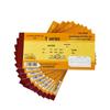 Qinglian D Series 54K Universal Carbon-Paper Receipt Book: Two-Part/Three-Part Forms with Single Column.