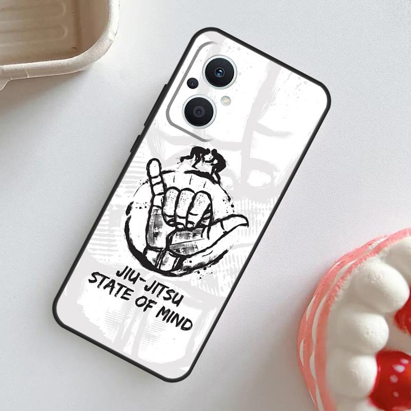 Judo BJJ Jiu Jitsu Hülle Für OPPO Reno 10 Pro 11F 4Z 5Z 8T 4 5 6 7 8 Lite OPPO Find X2 X3 Neo X5 X6 Pro Abdeckung