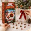 Pack 2D Acrylic Christmas Countdown Boxes Advent Calendar Holiday Party Favors for Kids and Adults
