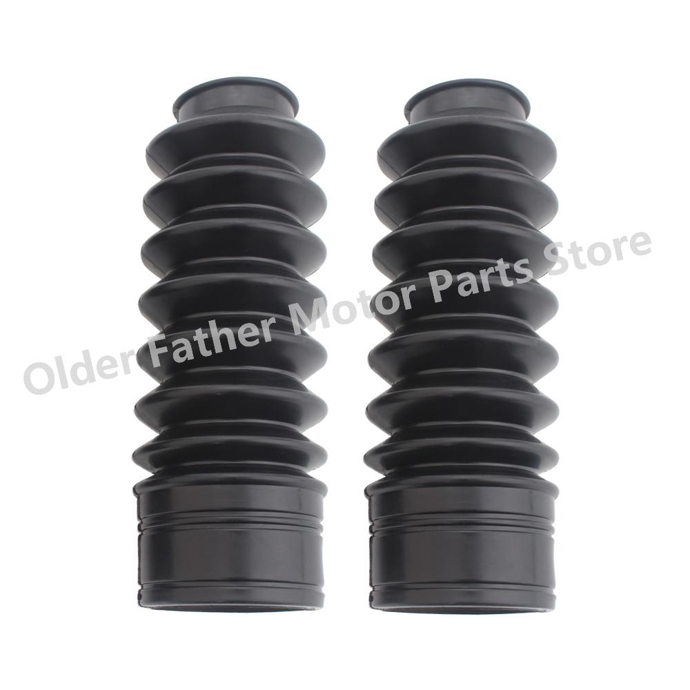 Motorcycle Accessory Rubber Front Fork Cover Gaiters Gators Boot Shock Protector Dust Guard For Triumph Climber T100 T120 T900