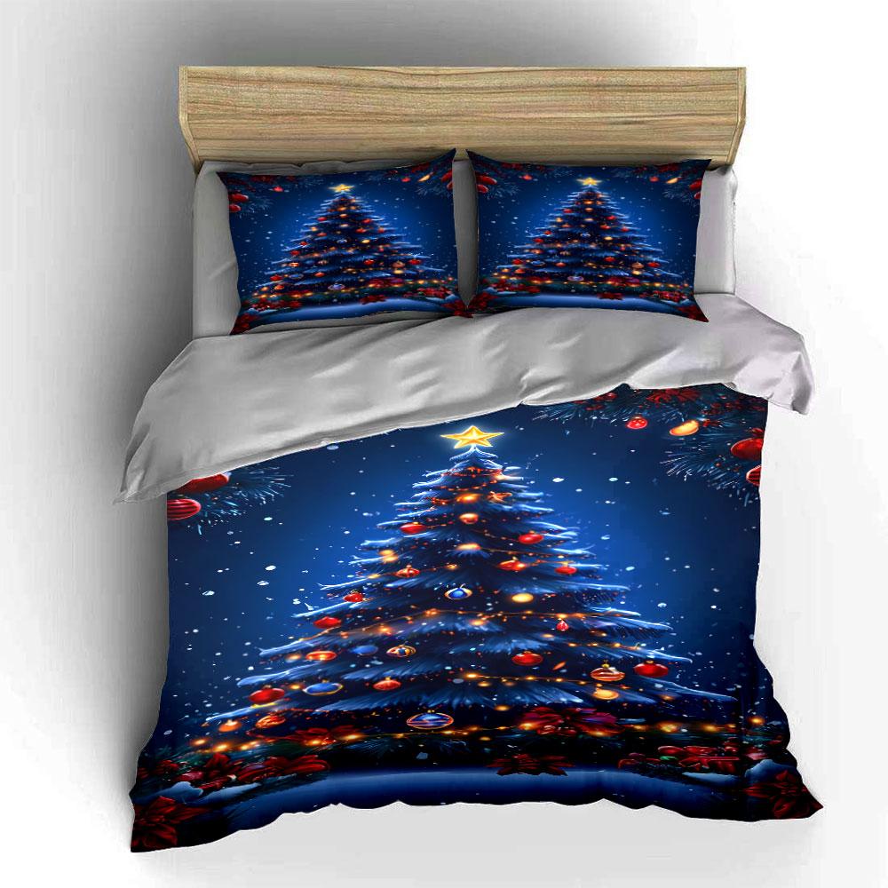 Radiant festive elegance Bedding sets Duvet cover sets Duvet covers Pillowcases(1*Duvet Cover 2*Pillowcases without duvet insert)