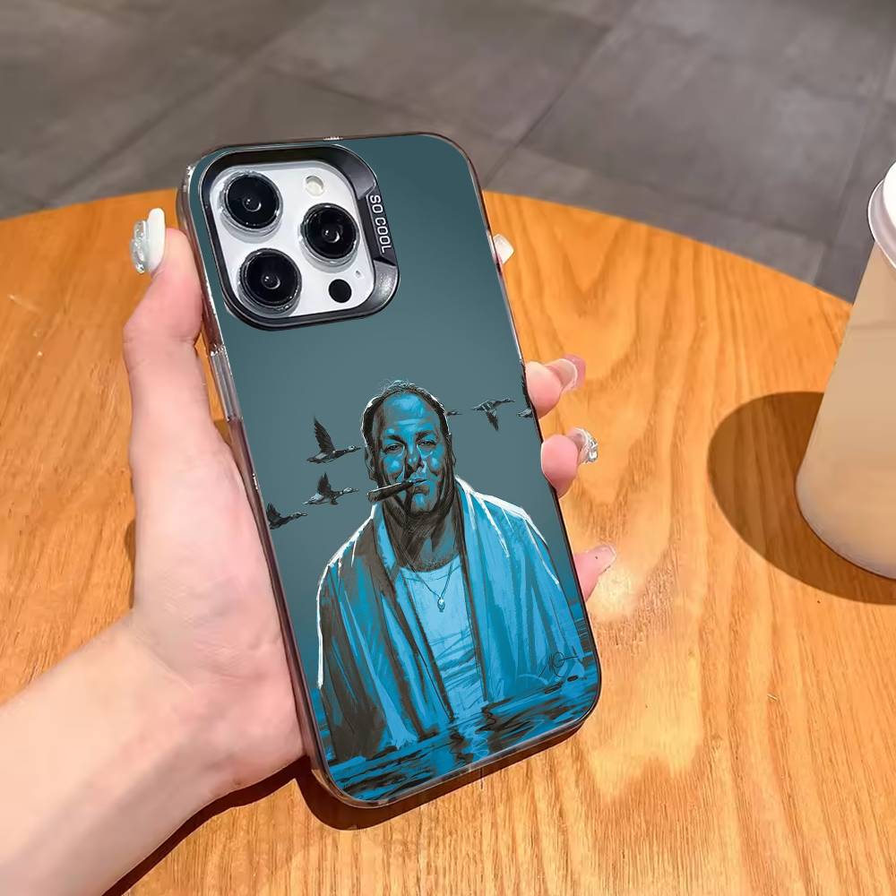 The Tony Soprano-JG Phone Case For iPhone17,16,15,14,13,12,11,Pro,MAX White Matte Shockproof Cover iPhone11PROMAX