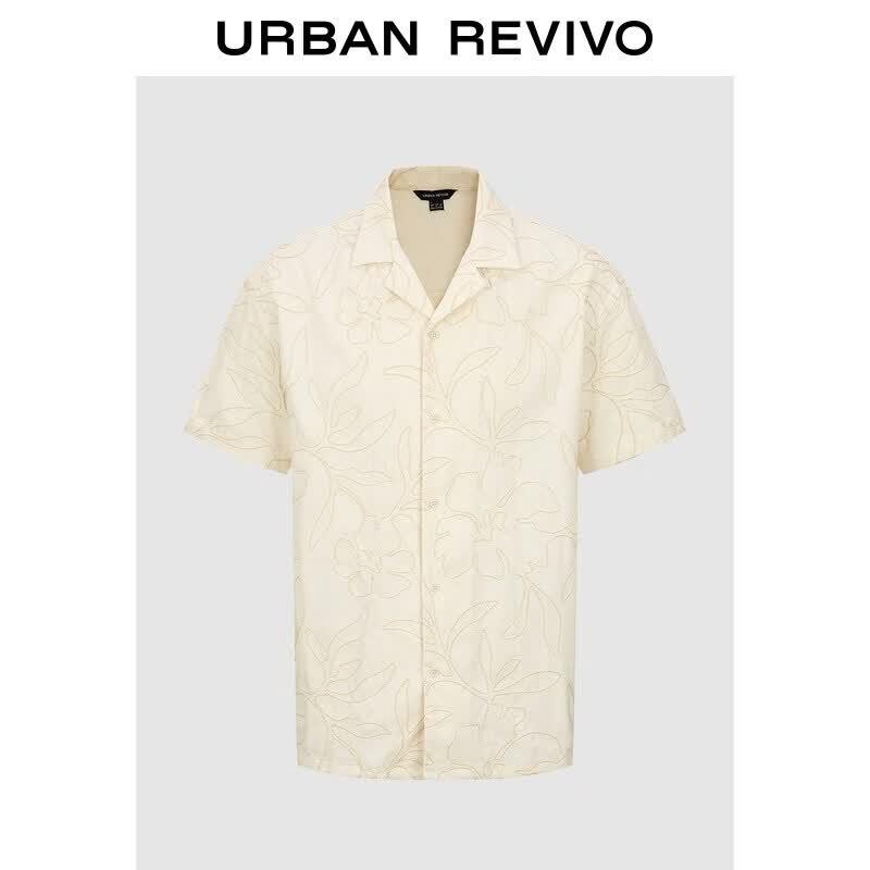 UR2026 Men s Floral Vacation Shirt S