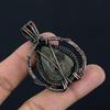 Golden Apache Pyrite Pendant, 999 Copper Wire Wrapped Jewelry, Gemstone Pendant, Gift For Her Handmade Dainty Jewelry