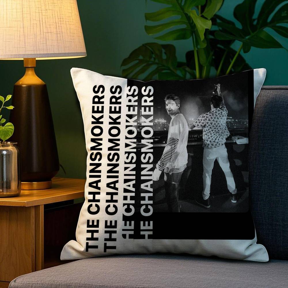 

Крутая наволочка C-Chainsmokers, плюшевая ткань, мягкая, двусторонняя печать, для дома, дивана, высокое качество, наволочка, накидка 12x12Inch