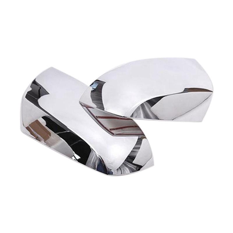 RR-Chrome ABS Car Side Rearview Mirror Cover Trim For Toyota- Sequoia 2007-2020