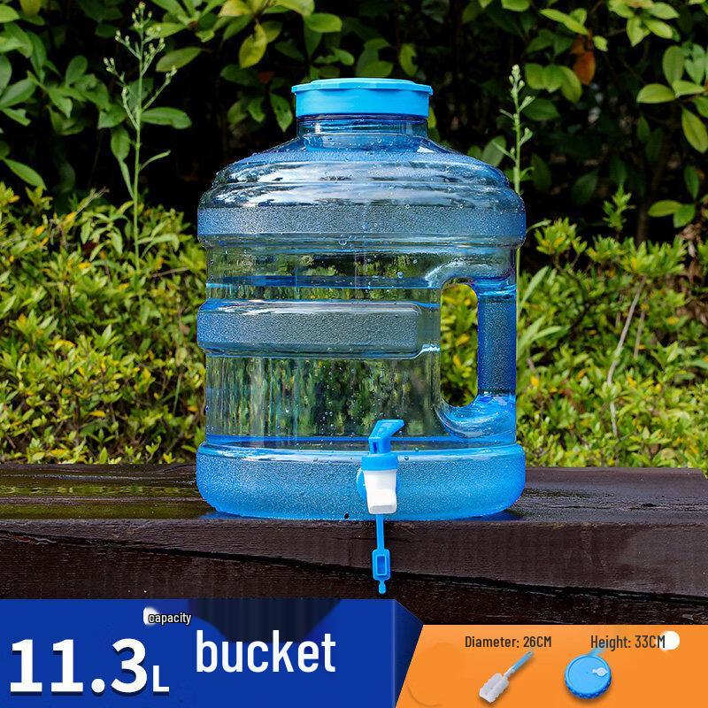 ZISIZ Thick Plastic Wide-Mouth Round Bucket