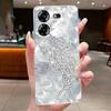 For Techno Pova 5 LH7n 5Pro LH8n Phone Case Tecno Pova 5 Pro Case Clear Luxury Fashion Butterfly Flowers Soft TPU Silicone Cover
