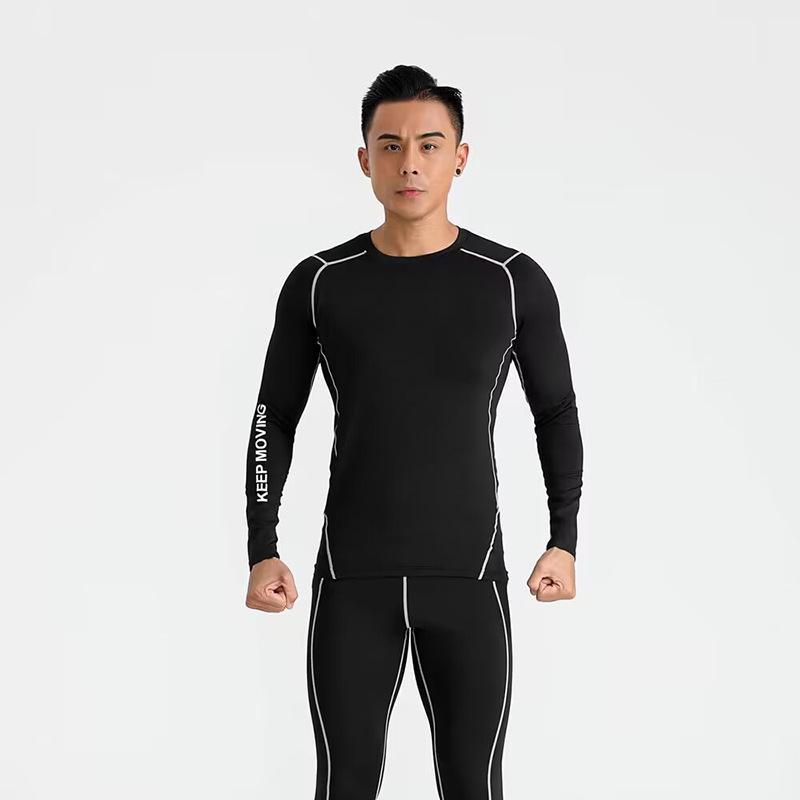 

Быстросохнущий компрессионный комплект для баскетбола: Ультрабыстрый тренировочный костюм для детей и взрослых - Осенняя спортивная форма 24