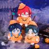 Orange Cotton Doll Halloween Suit Dress Up Plush Dolls Clothes  Doll Accessories