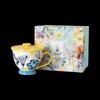 JOYYE Hand-Painted Morning Glory Ceramic Mug Set