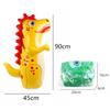 Tumbler Boxen Aufblasbarer Dinosaurier Boxsack Jungenspiele Sportspielzeug Weihnachts- Geburtstagsgeschenk für Jungen Mädchen Eltern-Kind-Spielzeug