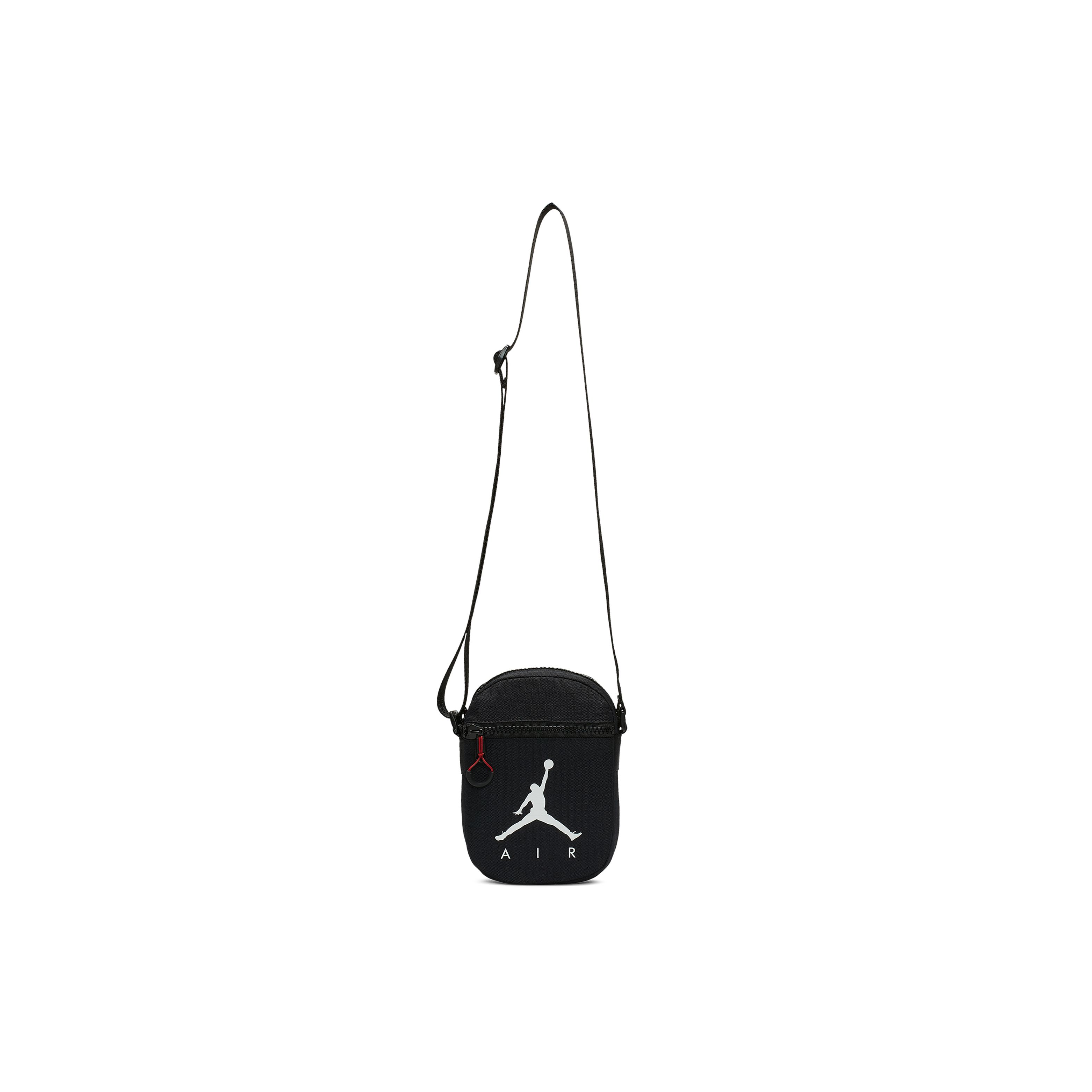 Jordan Basic Logo Zipper Polyester Phone Bag Shoulder Crossbody Bag Small Unisex bags Black CK3835-010 Black