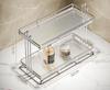 Stainless Steel Frame Acrylic Marble Storage Tray Home Room jewelry Makeup Perfume Tea Cup Storage Aromatherap Plate Tray Rack