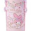 Sanrio Water Direct Cup Stainless Steel My Melody with Shoulder Character SANRIO Children's Bottle, 380ml, Drinking, One-Touch Included, 2-Way Bottle,