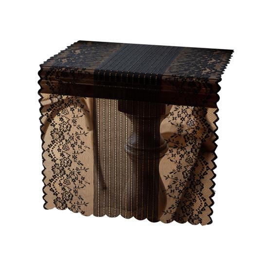 Spitzen Tischläufer Ausgestanzte Platzsets für Esstisch Kommode Buffet Dekor Faltenfreies Schutz-Tischdecke für Esstisch Zuhause Hochzeit Party