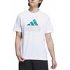 adidas T Shirts Men's White Crew Neck Moderate JE3201