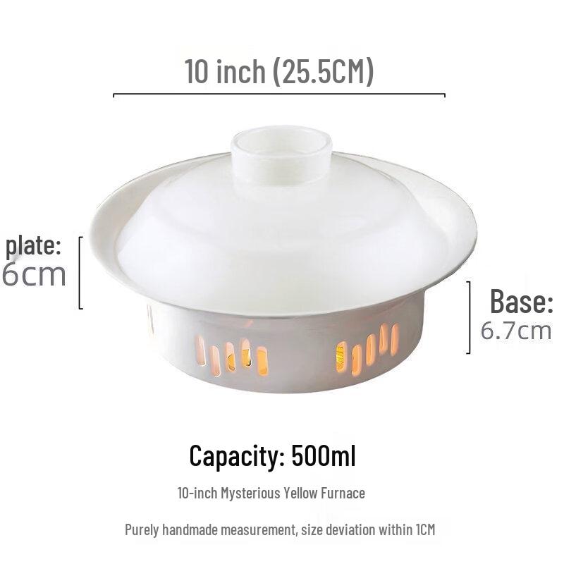 Ceramic Heating Soup Plate
