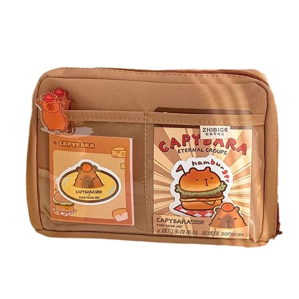 Pencil Case Large Capacity Pencil Pouch 12 Layer Handheld Pen Bag Holder Case Portable Gift for Office Student School Supplies