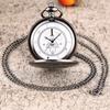 Weird Town Vintage Pocket Watch Triangular One-Eyed Bronze Necklace Watch Creative Flip Vintage Pendant Pendant Watch
