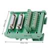 DB15-M6 DB15 DIN Rail Double Female Head Terminal Block Board Terminal Block  Equipment Wiring