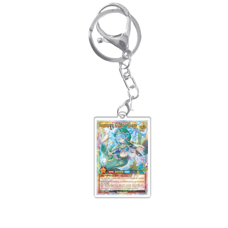 Keychains for Yugioh Rush Duel Rd Princess Cosmos Deathtacle Acrylic Pendant Backpack Ornament Decoration Anime Game Fans Gift