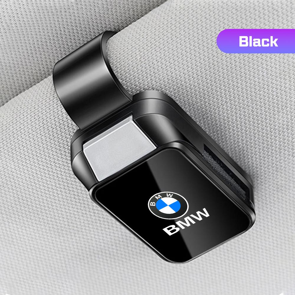 Clip per Visiera Interna Auto Porta Occhiali Porta Occhiali da Sole per BMW X1 X2 X3 X5 X4 X6 X7 Serie 1 3 5 6 7 E60 E90 E70 F48 G20 G30 i3 i7 i8