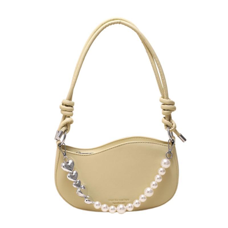 Pearl chain bag women's new niche design women's bag fashion portable messenger shoulder bag