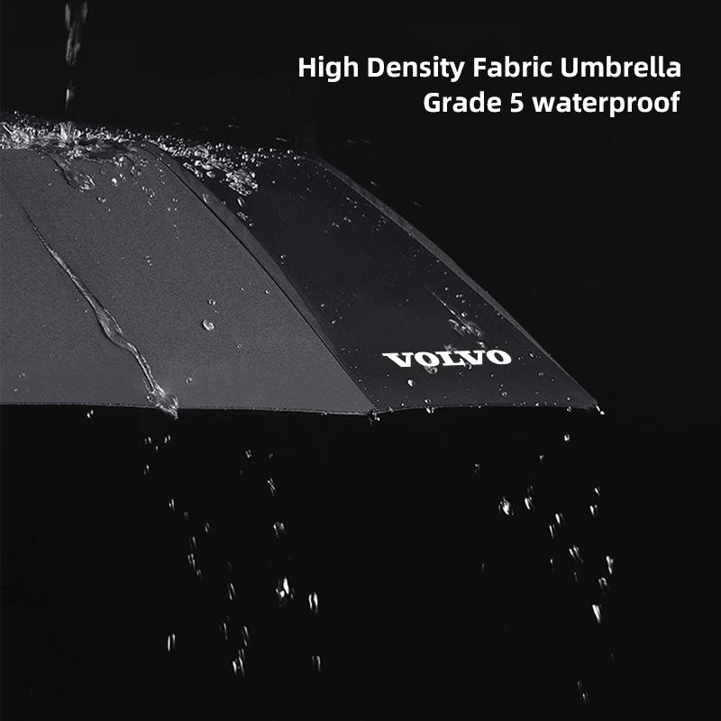 AAKB1 Car Automatic Umbrella Portable Folding Volvo Logo Accessories For Volvo XC60 XC90 V40 V60 S60 V50 V90 S80 EX90 S80L EM90 EX30