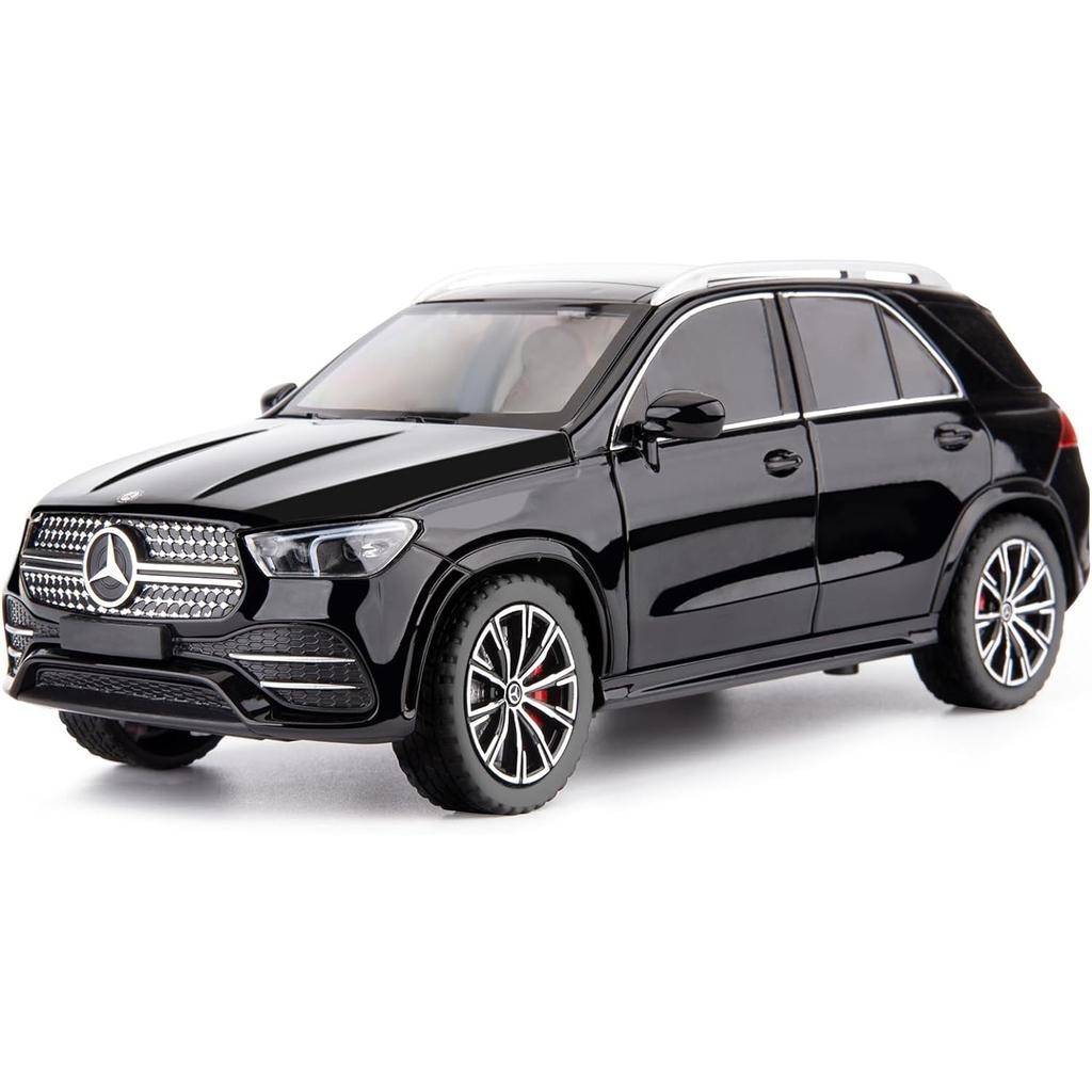 Benz GLE 350 Spielzeugauto aus Druckgusslegierung im Maßstab 1:24 mit Sound und Licht, Pullback-Kollektion, Modellauto für Kinder als Geschenk