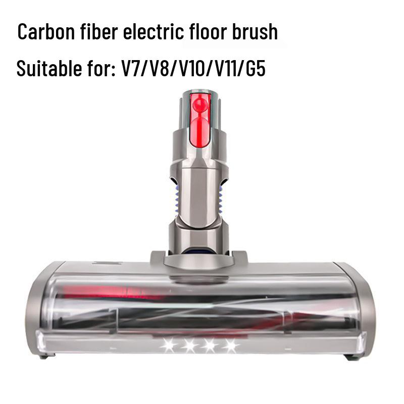 Elektrische Bodenbürste Kompatibel mit Dyson V7/V8/V10/V11/V15 - Düsen Zubehör & Große Walzenbürste