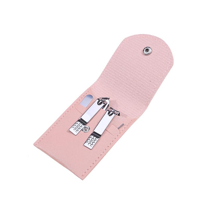 Set Manicure Set Set Coltelli per Unghie Tagliaunghie Domestici Cucchiaini per Pulizia Orecchie Set per Solchi Unghie 4 pezzi