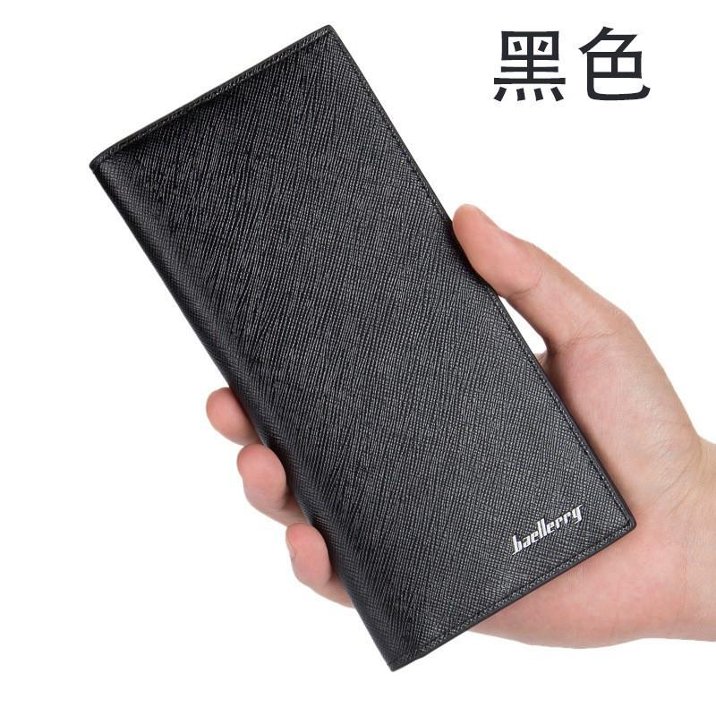 Men s Long Wallet Korean Version Youth Thin With Multiple Card Slots Simple 20X11X2
