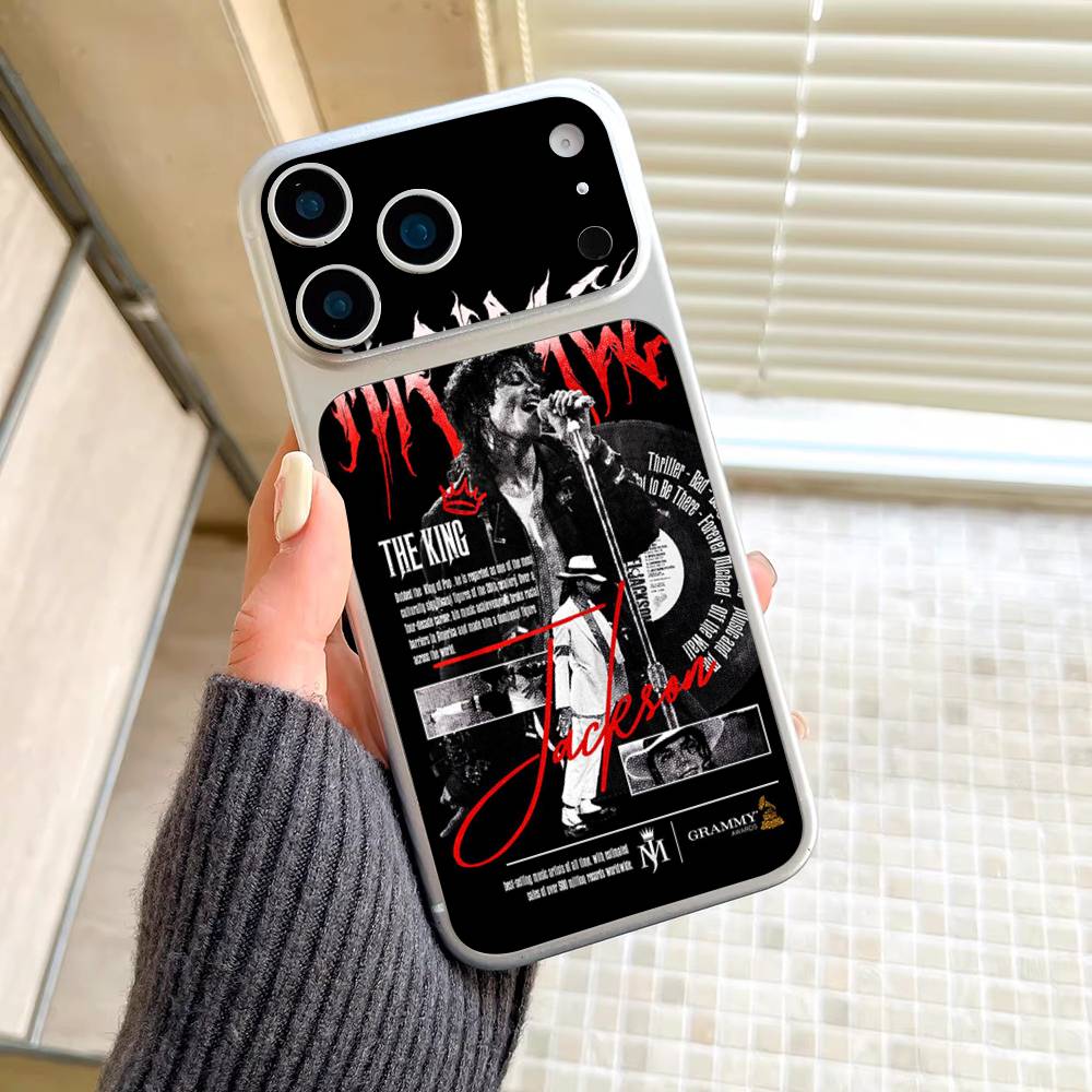 Pop Singer Michael Jackson Back Cover Decal Protective For Iphone 17 Pro Max Skin Sticker Back Protective Decorative Sticker