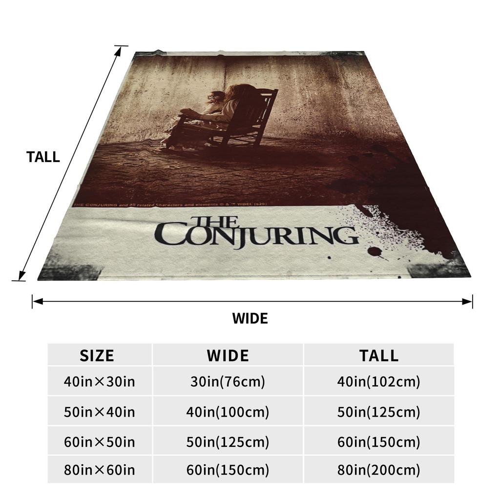 The Conjuring Grunge Annabelle Polaroid Decke Qualität Warm Überwurfdecke Winter Junge Mädchen Sofa Sessel Neuheit Bettüberwurf