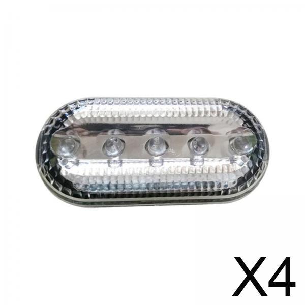 6xLightemitting Diode Shoulder Warning Light, universal serial bus Rechargeable, Red and Blue
