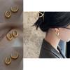 Modern And Stylish Gold Geometric Earrings For Women Fashionable And Trendy Accessories