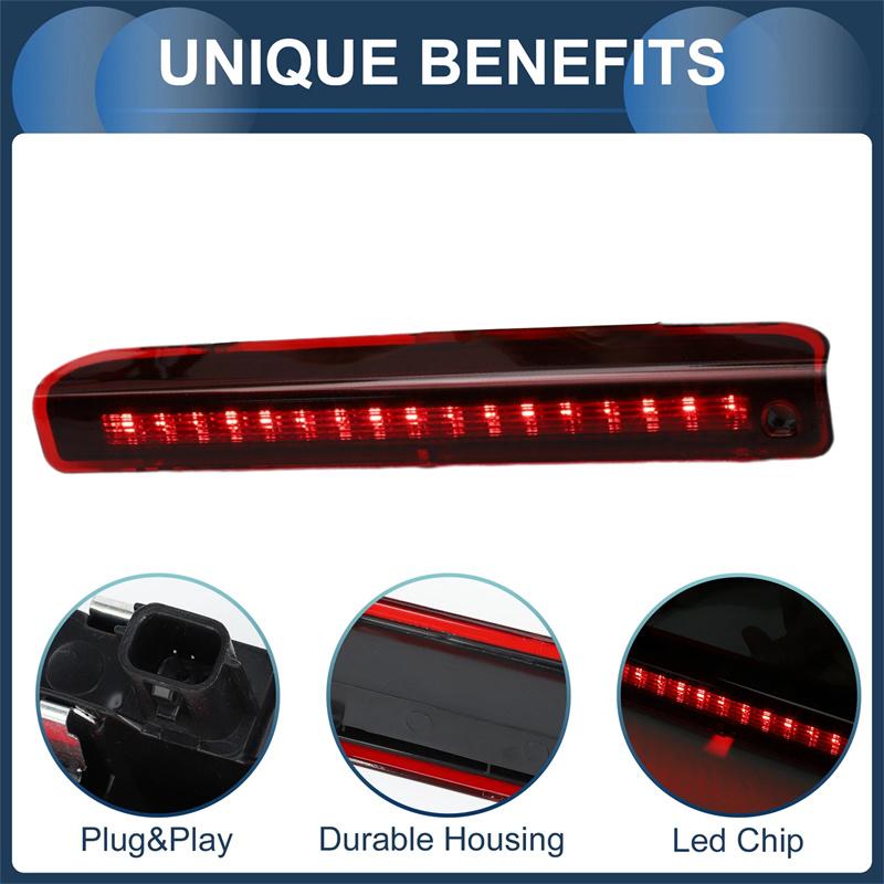Third 3Rd Brake Light, Led Stop Lamp For Renault Megane Hatchback Mk3 2008-2016 Oe 265900006R Rear Tail Light Red Shell