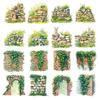 10 Sheets/Bag Sticker Pack Garden Landscaping Handbook Stationery DIY & Scrapbooking Phone Case Diary Decoration