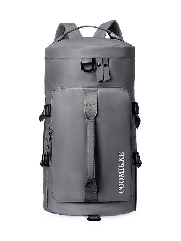 

Многофункциональная дорожная и фитнес-сумка из ткани Оксфорд - Большая вместимость серый