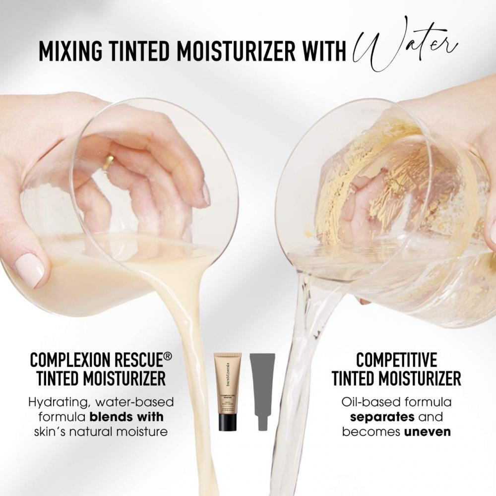 Bareminerals Complexion Rescue Tinted Moisturizer 1.18 Oz   35 Ml Tan Amber 07