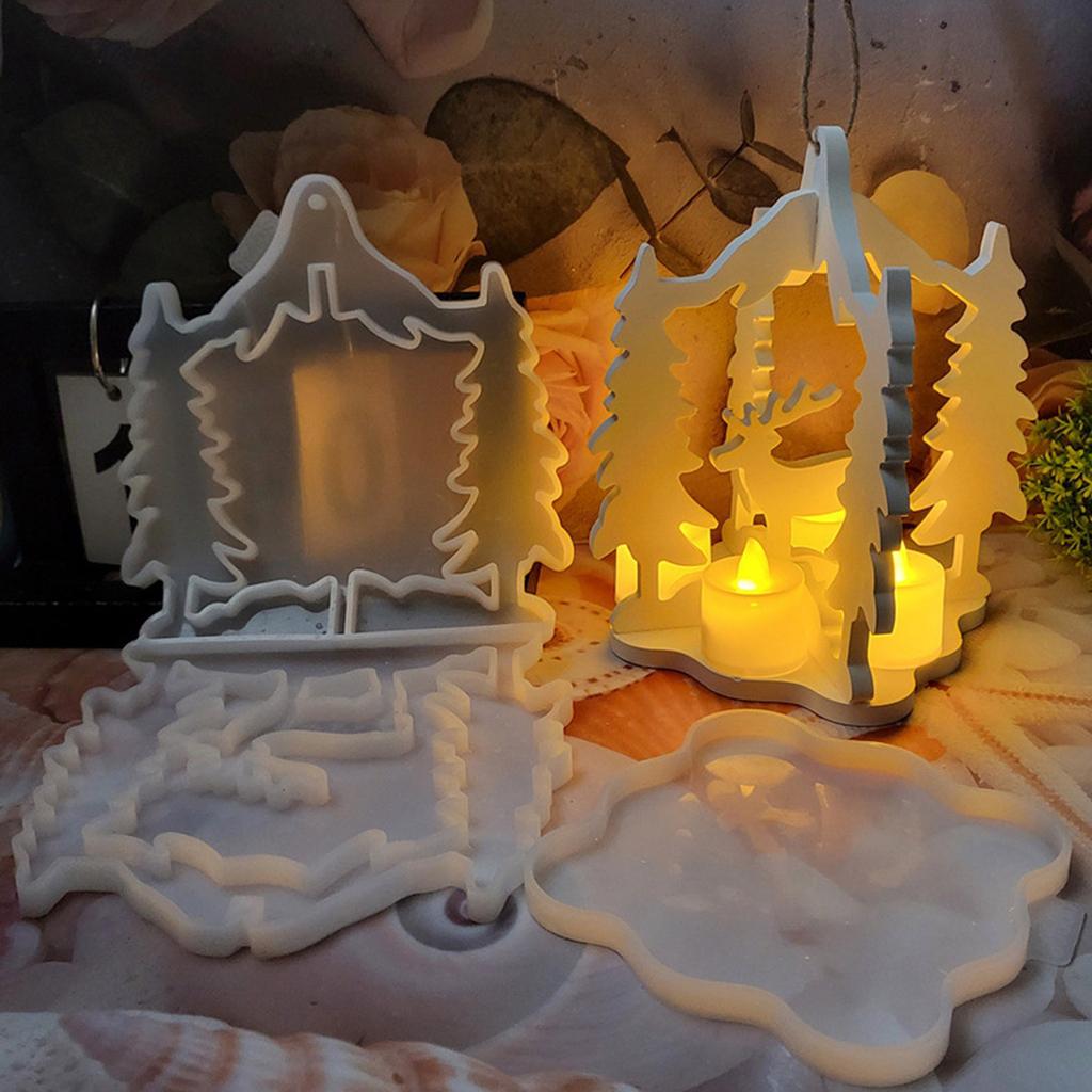 Handmade Christmas Decoration Silicone Moulds Multifuntional Crafting Moulds Various Shape Suitable for Epoxy Resin