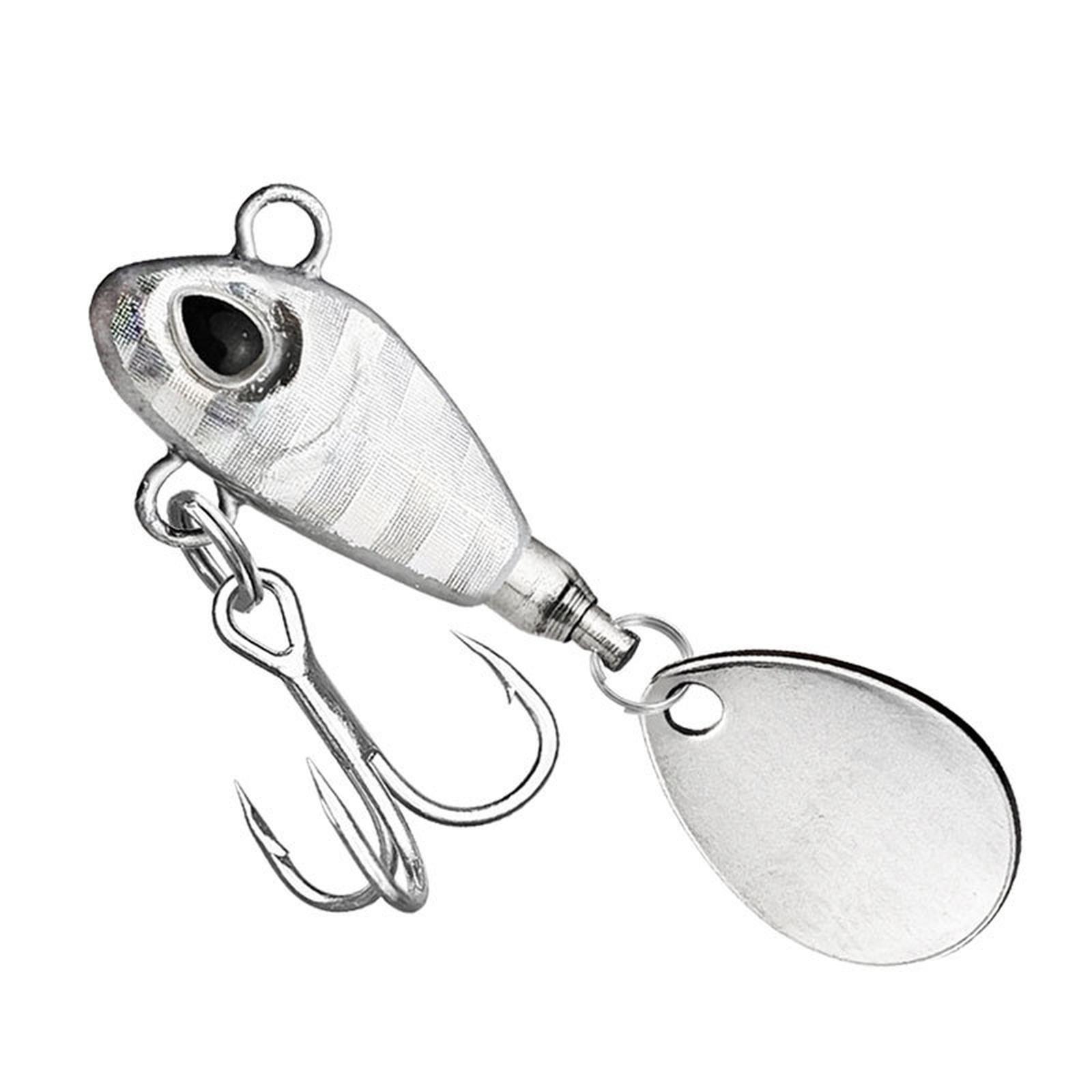 

Metal VIB Fishing Hard Long Casting Jigging Spoons for Bass Walleye Trout Fishing Accessories one size