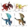 Simulated Animal Model Toy Ancient Mythology Warcraft Model Flying Dragon Lava Dragon Battle Dragon Beast Solid Figure Ornament